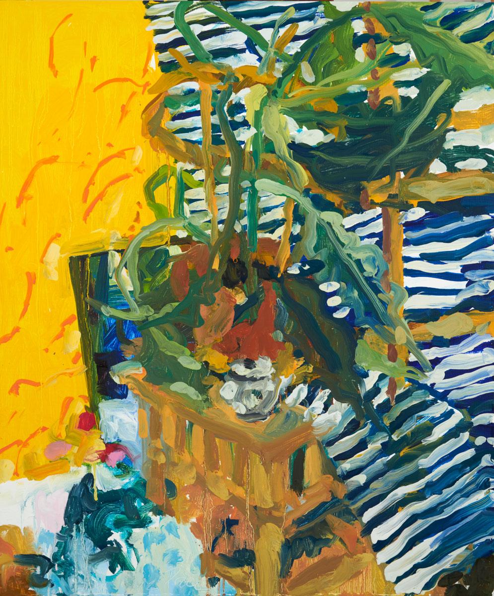 Melange (Crazy Plant, Blue Stripes)